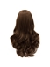 Lotita European Hairstyle Long Wavy Side Bang Brown Wig