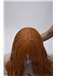 Online Wigs Long Curly Orange Golden Capless Wigs for Women