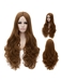 Amazing Long Dark Golden Brown Female Wavy Hairstyle 32 Inch