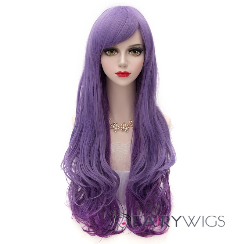 Noble Long Wave Purple Lolita Wig