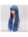 Fascinating Long Wave Blue Lolita Wig 32 Inches