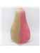 Cute Lolita Long Straight Pink with Blonde Cosplay Wigs