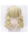 Lovely Short Wave Light Blonde Lolita Wig with Ponytails