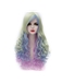 Fashion Long Layered Wave Colored Cosplay Wig