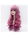 Rose Red Ombre Synthetic Hair Cosplay Wig
