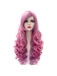 Japanese Trendy Rose Red Ombre Cosplay Wigs 28 Inches