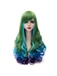 Fairy Long Green Mixed with Blue ande Purple Lolita Wig