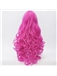Hot Pink Long Curly Lolita Wig 28 Inches