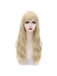 Versatile Long Wave Light Blonde Doll Wig