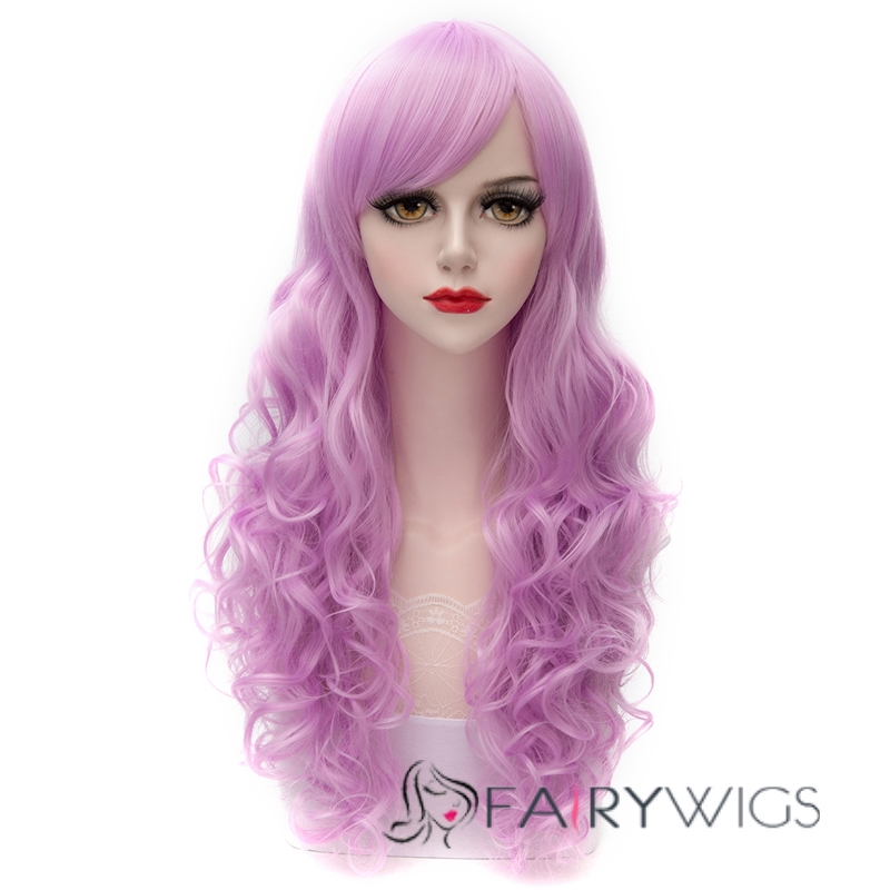 Mysterious Long Wave Lilac Lolita Wig 26 Inches