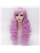 Lilac Long Curly Synthetic Cosplay Wig 26 Inches