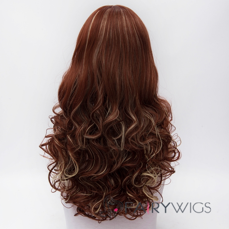 Reddish Brown Japanese Lolita Wigs 24 Inches