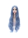 Japanese Lolita Style Long Blue Wave Wig