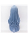 Long Straight Blue Synthetic Wig 28 Inches