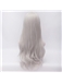 White Long Straight Layered Lolita Wig 28 Inches