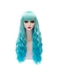 Gradient Color Ice Blue and Green Lolita Wigs 24 Inches