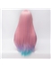 Nice Straight Gradient Pink Wig 24 Inches