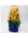 Colorfull Long Layered Straight Lolita Wig 28 Inches