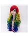 Colorfull Long Layered Straight Lolita Wig 28 Inches