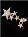 New Trend Five-pointed Star Rhinestone Decorated Ear Cuff