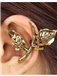 Cute Leaves Decorated Alloy Ear Cuff