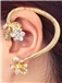 Fashion Floral & Bowknot Decorated Ear Cuff