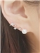 Fashion Shining Rhinestone & Pearl Decorated Ear Cuff
