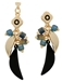 Lovely Rhinestone Decorated Women's Drop Earrings