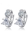 Synthetic Crystal Angel Design Earrings