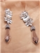 Unique Crystal Pendant Earrings