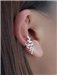 Nice Leaves Shaped Silver Ear Cuffs Price for a Pair