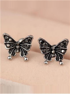 Butterfly Shaped Alloy Earrings