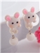 Fashion Cartoon Bunny Shaped Polymer Clay Earrings