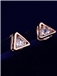 Fashion Triangle Shaped with Rhinestone Stud Earrings