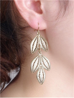Leaf Pendant Earrings