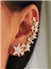 Cute Stars Decorated Alloy Ear Cuff