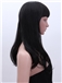 Polished Natural Long Loose Wavy Brown Hair Wig with Full Bang 100% Human Hair 18 Inches