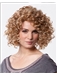 Innovative Medium Curly Blonde 12 Inches 100% Human Hair Wig