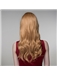 Woman's Human Virgin Remy Hand Tied-Top Long Loose Wave Capless Hair Wig