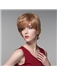 Fashion Short Straight Human Virgin Remy Hand Tied-Top Capless Hair Wigs