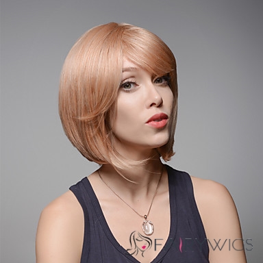 Gorgeous Short Capless Bob Style Remy Human Hair Hand Tied -Top Emmor Wigs