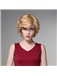 Short MultiColors Wavy Human Virgin Remy Hand Tied-Top Capless Hair Wig for Woman